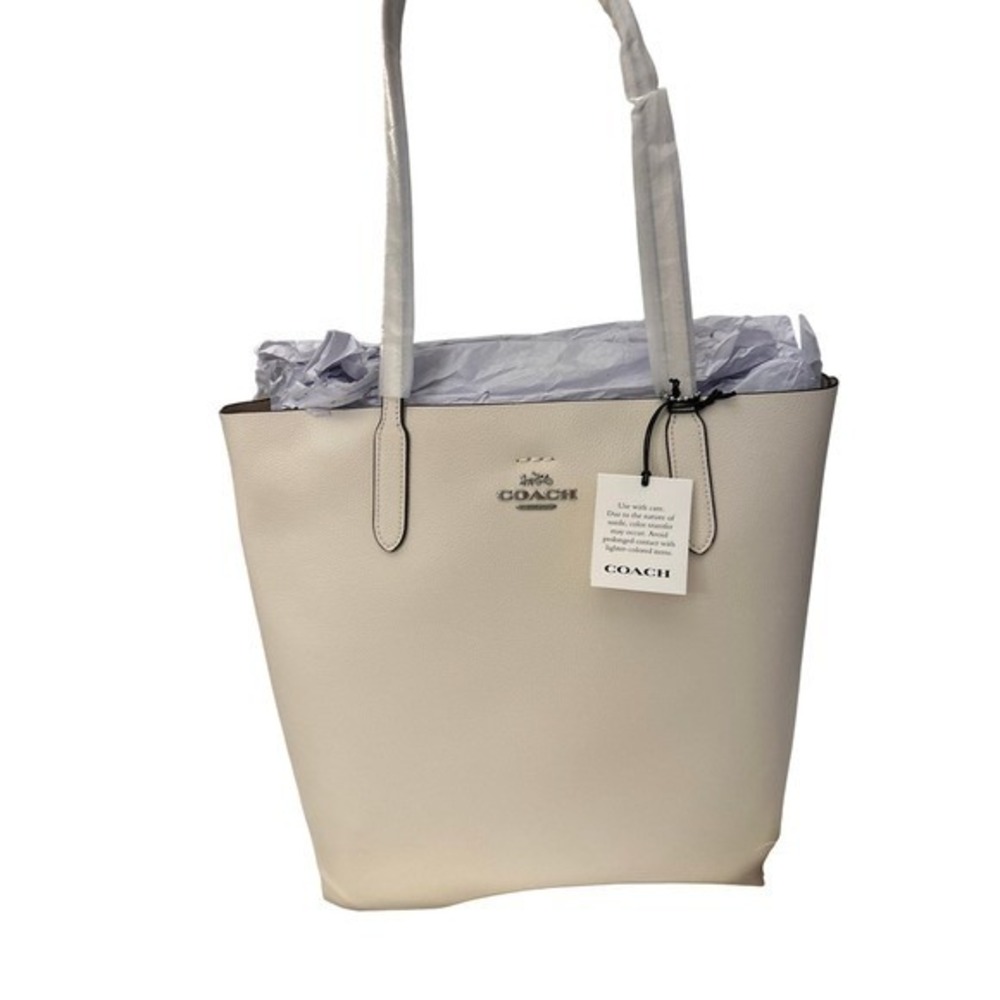 Coach Thea Tote - Chalk Refined Leather, NWT - Picture 5 of 7